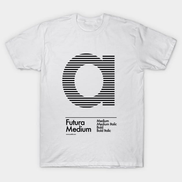 The Letter a Futura Type T-Shirt by sub88